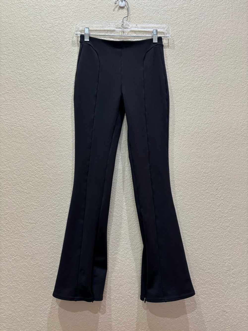 Alo Yoga High-Waist Zip It Flare Legging - Black Size Small Gym Athleisure - Picture 9 of 14